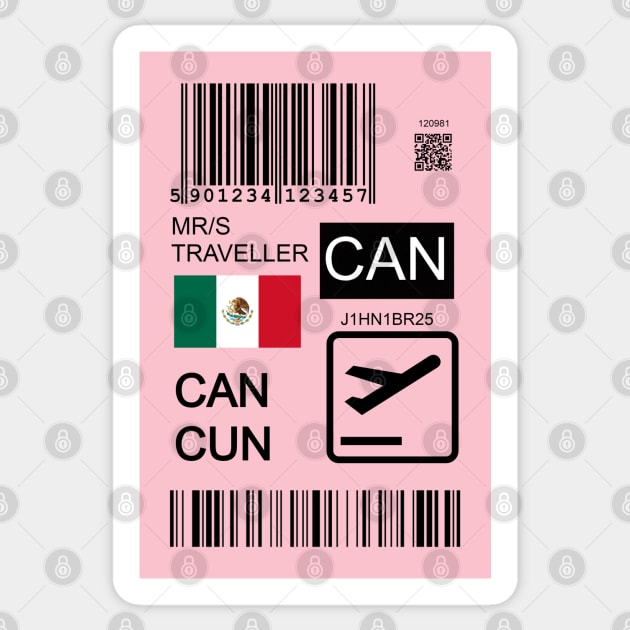 Cancun Mexico travel ticket Sticker by Travellers